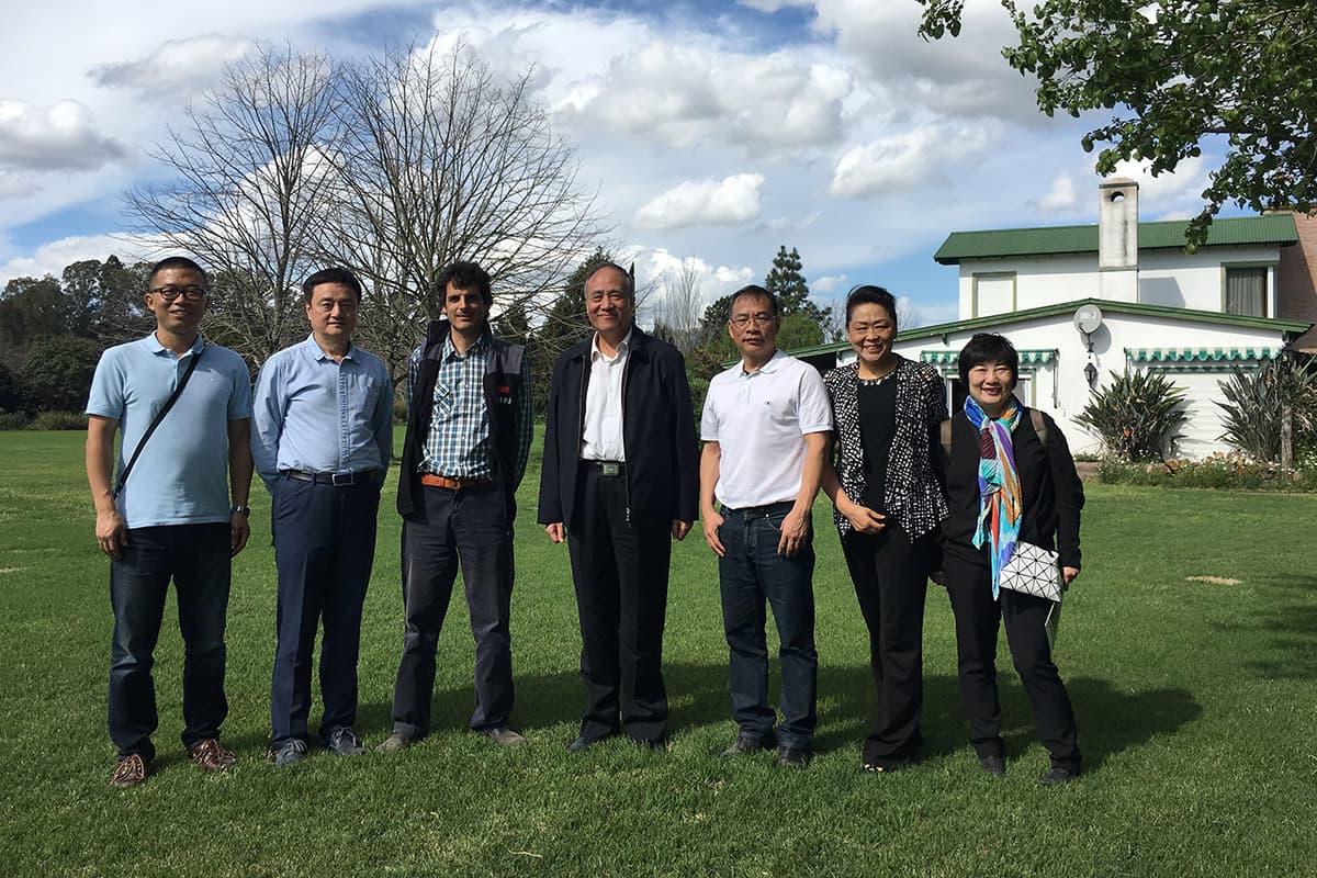 Comitiva del ministerio de Agroindustria de China visitando Casamú
